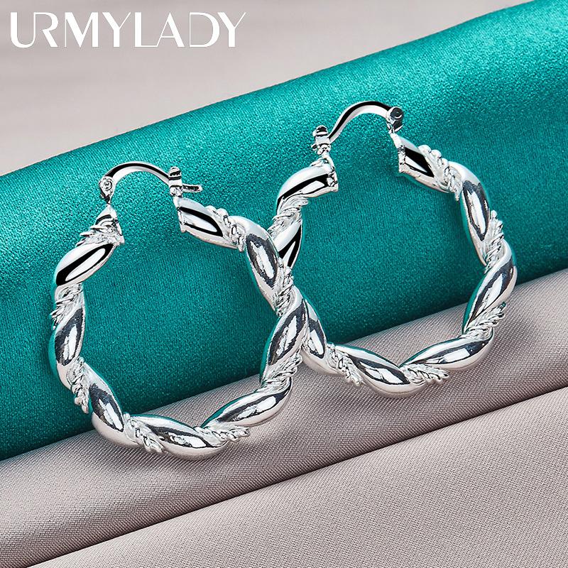 Boucles d'oreilles en argent Sterling 925 pour femmes, bijoux à breloques à la mode