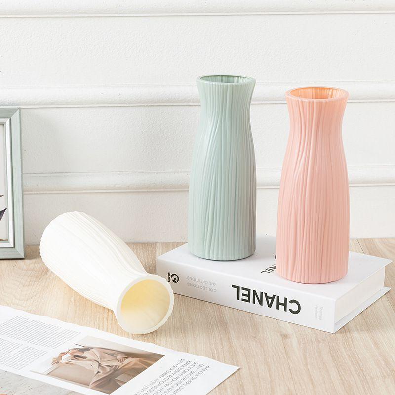 Vase en Plastique Imitation Céramique Pots de Fleurs Mariage Maison Jardin Extérieur Table DIY Cadeau Bonsaï Festival Fête Cour Décoration