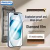 Philips High-Definition iPhone Screen Protector with Dust-Free Tray