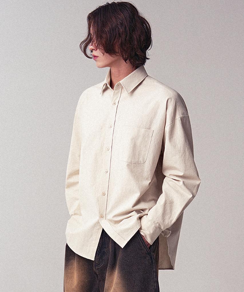 AVANDRESS Overfit Plain Shirt_10Colors (A Type)