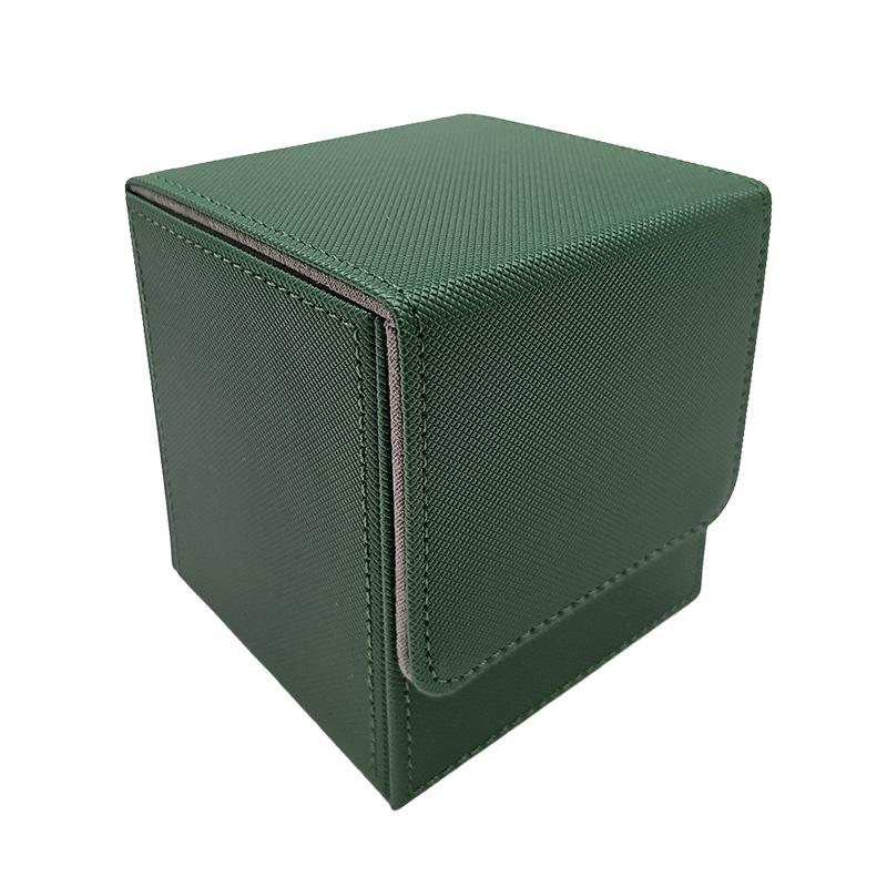 1 шт. Магнитная крышка Игра Высококлассный Штабелируемый Штабелируемый Высококлассный ПУ Дом Вертикальный Вечеринка Многоцветный Тканевый Борд Портативный армия зеленый