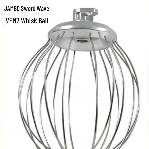 Jianbo VFM7 7L Commercial Egg Beater & Whisk, Stainless Steel Milk Chef Machine Accessories