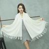 Korean-Style Thickened Imitation Cashmere Scarf: Unisex Long Shawl for Autumn/Winter