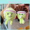 Creative Bubble Tennis Plush Toy Keychain Pendant For Sports Fans