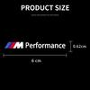BAAM1 2025 Hot 2pcs Car Interior Sticker Central control Decals Emblem Badge Car Styling For BMW M6 M5 M3 X1 X3 X5 E38 E39 E46 E53 E60