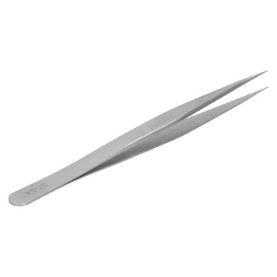 Stainless Steel Eyelash Extensions Tweezers High Accuracy Tweezers Tools for Nail ArtStraight Head SA‑27