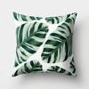 Talos moderner dekorativer Kissenbezug mit Blattdruck, für Zuhause, Sofa, Überwurf, Kissenbezug mit Reißverschluss