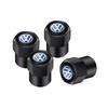 VEMZG1 4Pcs Aluminum Alloy Car Tire Valve Cap Auto Wheel Accessories For VW GTI Polo Passat B6 Golf Tiguan T-ROC Jetta Atlas Beetle CC