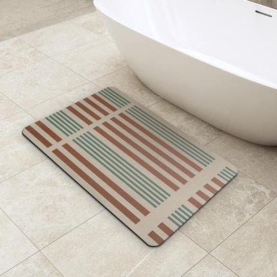 New Diatom Mud Cushion Absorbent Toilet Door Mat Bathroom Non-slip Mat Foot Mat Carpet Mat Stepping Foot Mat Household Floor Mat