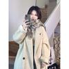 Hepburn Style Woolen Coat - 2023 Autumn/Winter, Korean Loose Fit, Small & Medium-Long Women's Size
