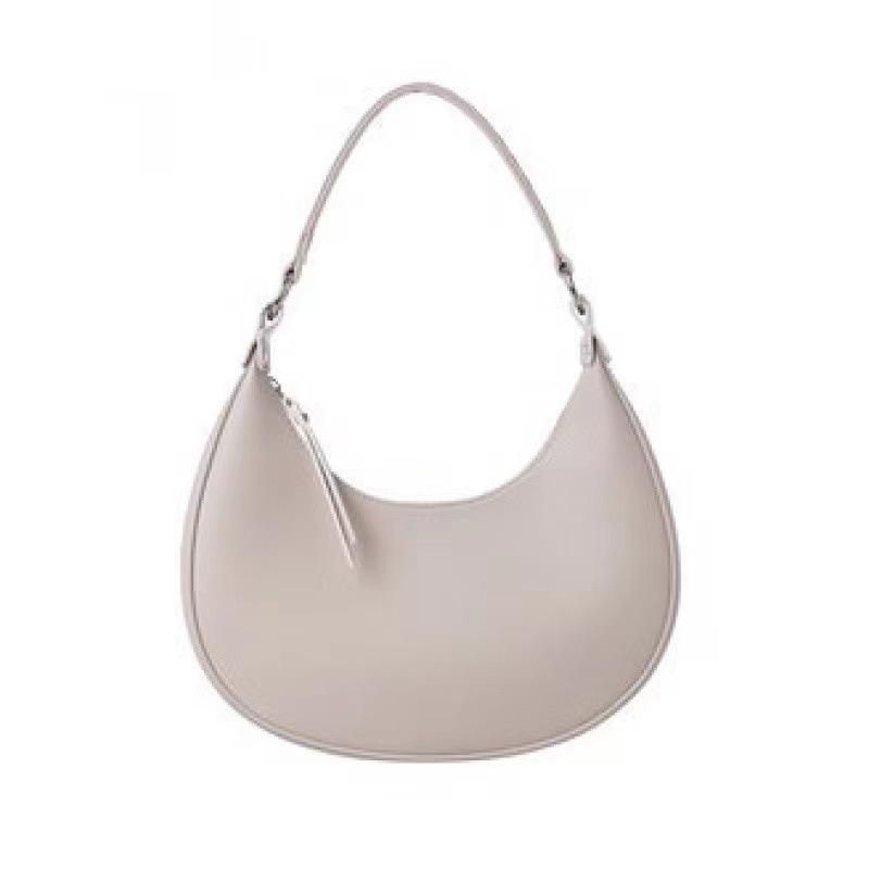 

Тенденция 2025 года: Женская сумка-кроссбоди полумесяц - Модная, Легкая роскошь, Высококлассная, Вместительная сумка на плечо грязно-белый