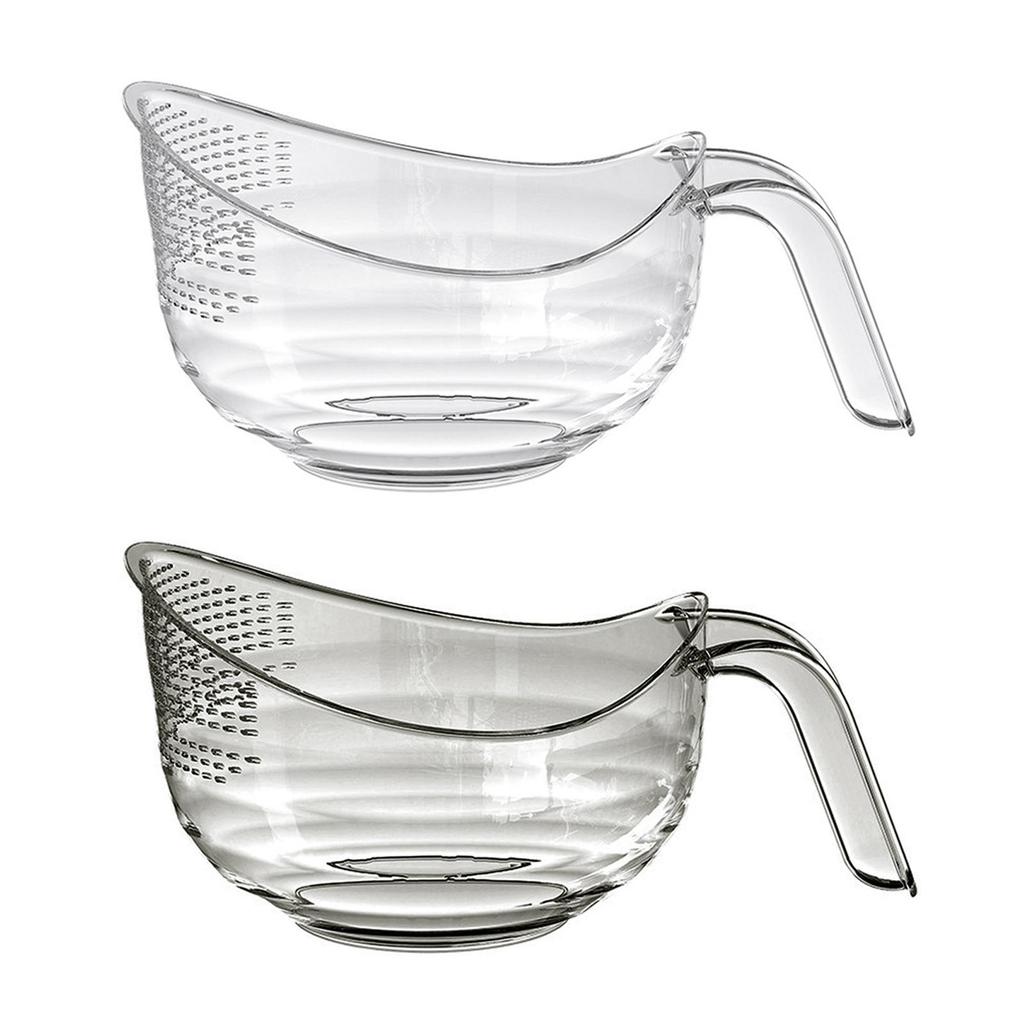 Rice Washing Filter Strainer Kitchen Tools Multipurpose Fruit Vegetable Bowl Drainer for Grapes Vegetable Straining Rice Peas