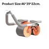 Abdominal Wheel Automatischer Rückprall, Bauchmuskelrad, Ellenbogenbandage, Bauchrolle, Core-Krafttrainingsgerät für das Heim-Fitnessstudio