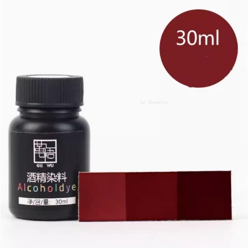 30ml Leather Alcohol Dye Containing Gold Solid Color Dye Handmade DIY Plant Tanning Bag Clothes Tintage Leather Art Pigment