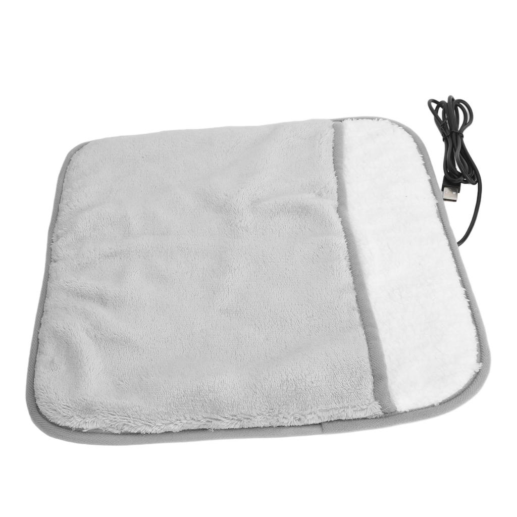 Electric Foot Heating Pad Large Pocket Prevent Slip USB Power Supply Electric Heated Foot Warmer Foot Heater