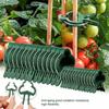 10Pcs Lever Ring Garden Plant Support Clips Durable Plastic Green Lever Ring Clips  Fixed Plants