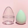 1pc Makeup Sponge with Storage Box, Dual Use Wet & Dry Beauty Blender for Liquid Powder Cream Foundation, Normal Skin Type