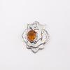 Rare Citrine Gemstone 925 Sterling Silver Jewelry Pendant 1.29" Gift For Women CP-32-11