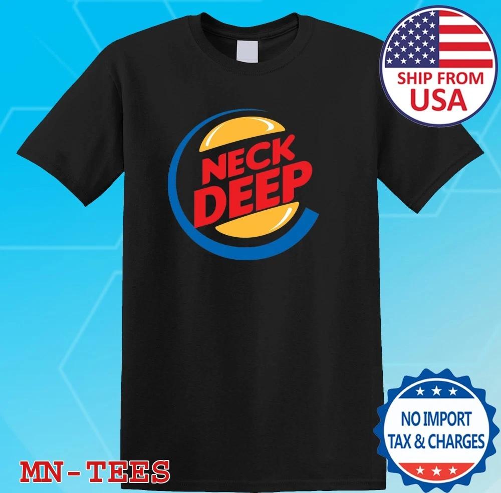 Neck Deep Black Size S-5XL M