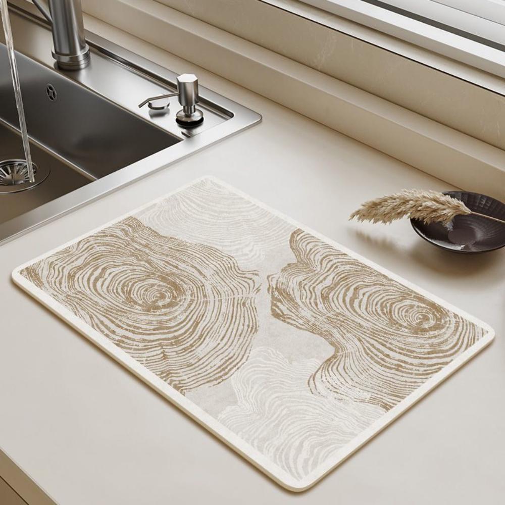 

Tableware Drying Mat Soft Drain Pad Non-slip Super Absorbent Wear-resistant Coffee Machine Mat Kitchen Table HOME Decor (as the picture,20x30cm)