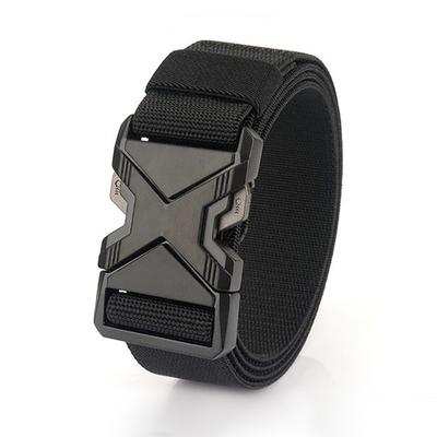 Herrengürtel Neuer Lässiger Nylon-Hosen-Gürtel Schnallenverschluss Einfacher Outdoor-Geflochtener Gürtel