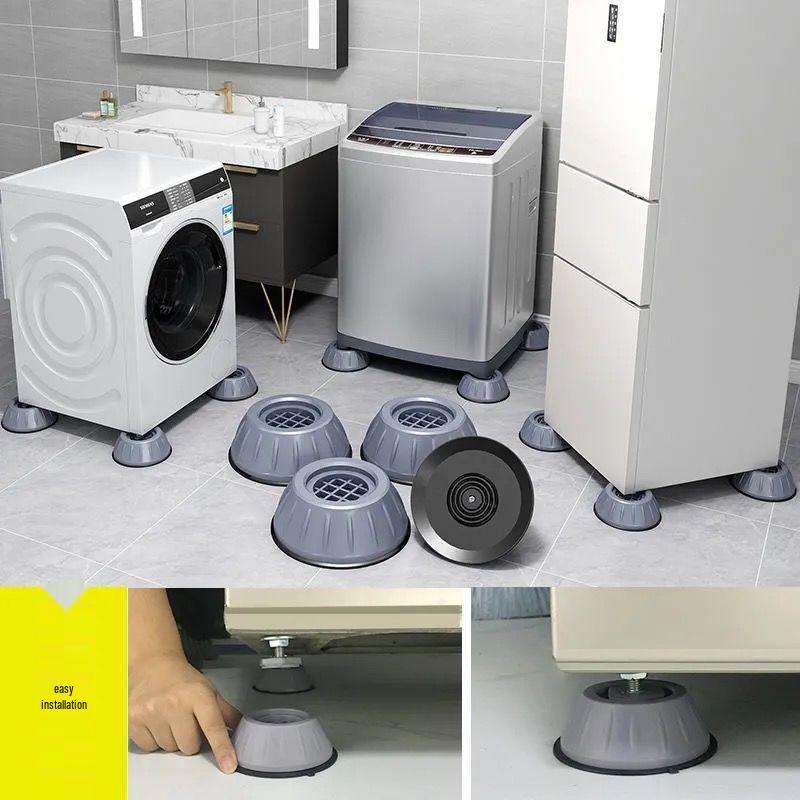 Universal Anti-Vibration and Shock-Absorbing Washer Foot Pad