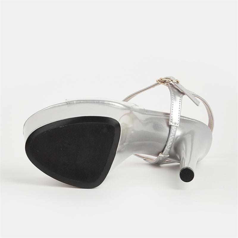 Fashion Eilyken New Sexy Extreme Stiletto High Heels Woman Sandals Designer PVC Transparent Buckle Strap Stripper Pumps Shoes