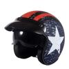 ECE Motorcycle  Helmet Open Face Dark Lens With Sun Brim Men Women Summer Scooter Motorbike Moto Bike Helmet