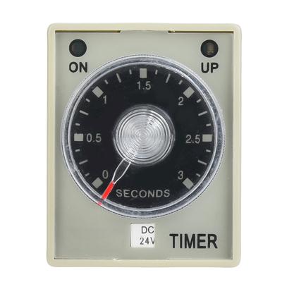 AH3 3 Timer Relay Electronic Type Adjustable Release Delay Time Relay 8 Pins 3S (DC24V)