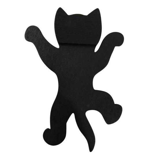 Handcrafted Door Sign Climbing Kitten Cat Metal Door Ornament Anti-deformation Door Plaque Home Decoration