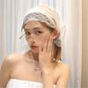 Classical Lace Headscarf Multiuse Triangular Design Headwrap for Women Fashion Enthusiasts and Various Occasion Outfit
