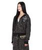 Aakam Akm Cros2 Leopard Zip-Up Hoodie (Charcoal)