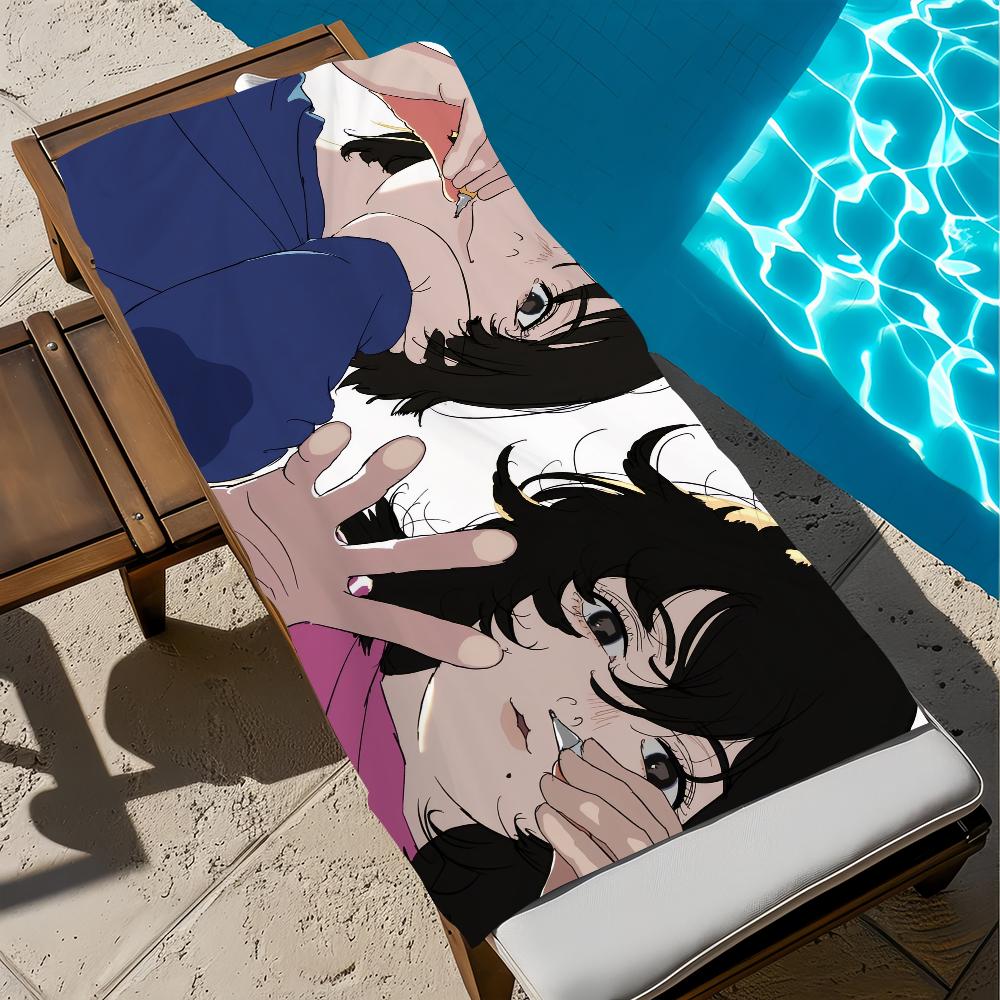 Japanese Movie L-Look Anime B-Back Towel Beach Quick Dry Soft Pool Towels Gift for Travel Gym Shower Camping sports