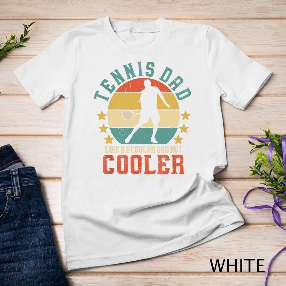 Mens Tennis Dad Vintage Tennis Player Father's Day Gift Unisex T-shirt