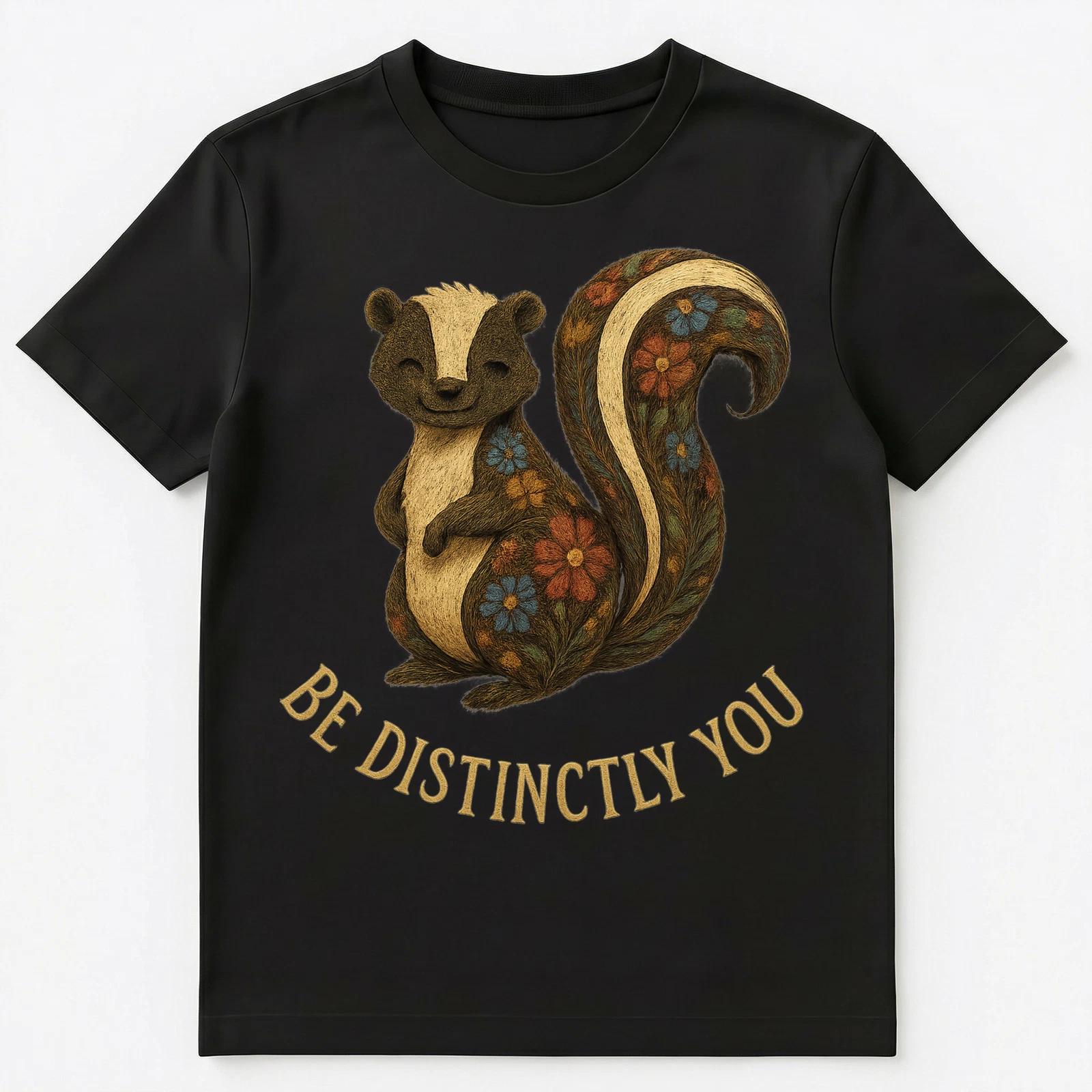 Be Distinctly You Skunk Kindness Unisex T-Shirt 3XL