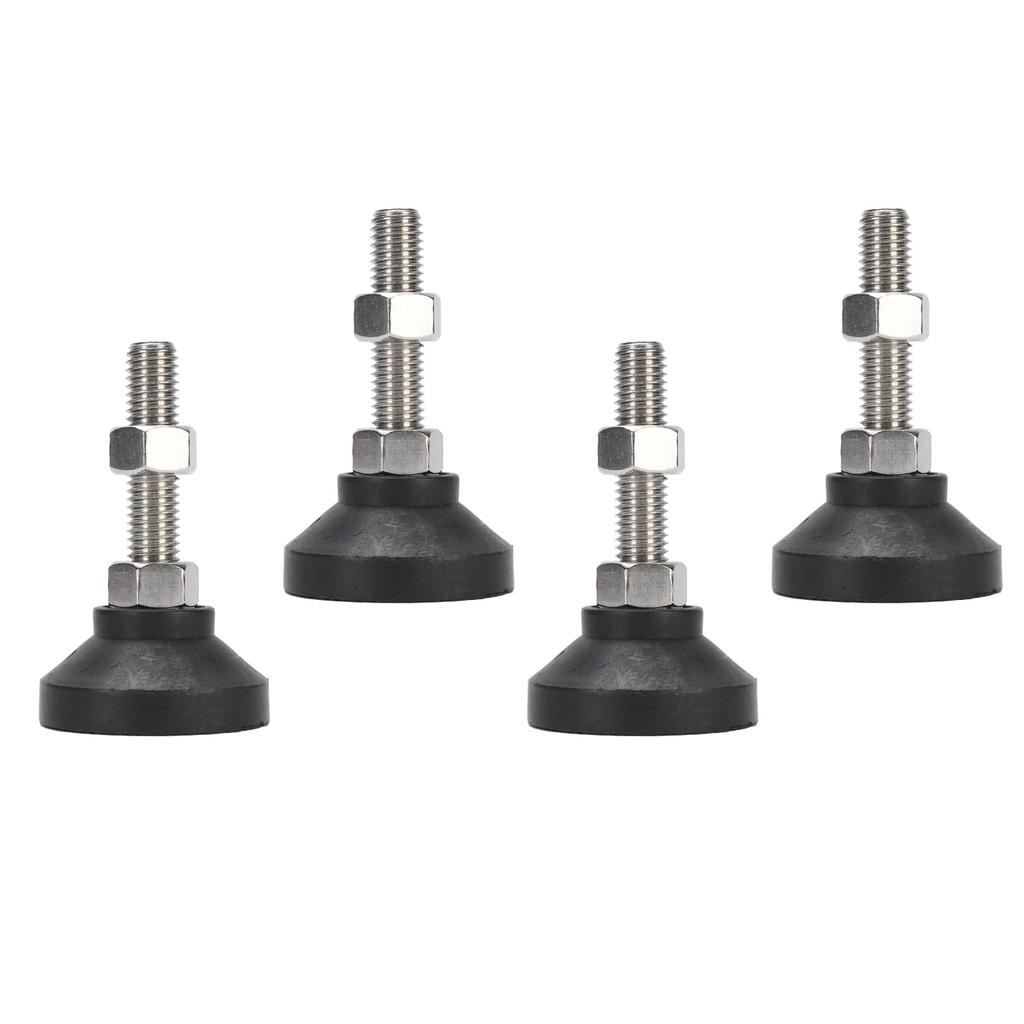 4PCS Furniture Leveling Mounts M12 Thread Table Chair Workbench Leveler Nylon Support Feet 50mm