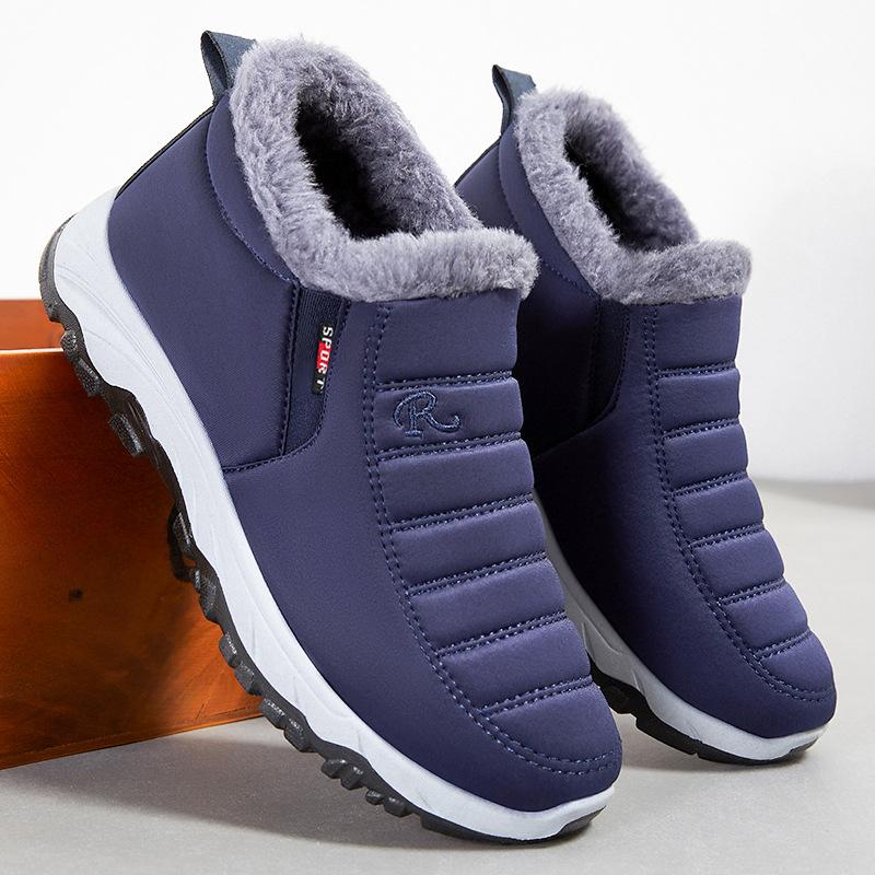 New Cotton Shoes with Added Fleece and Thickened Snow Boots, Ankle Boots and Warm Cotton Boots