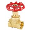 Gate Valve, Brass DN15 BSPP G1Celsius2  Sluice Valve 232PSI for Water Oil Gas, Suitable for Water, Oil, Gas, Steam, With Straight Internal Fluid