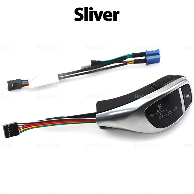 

Для BMW 6 Серии E63 E64 До рестайлинга 2003 2004 2005 2006 Светодиодные ручки Ручка рычага переключения передач Головка рычага Черная ПУ кожа