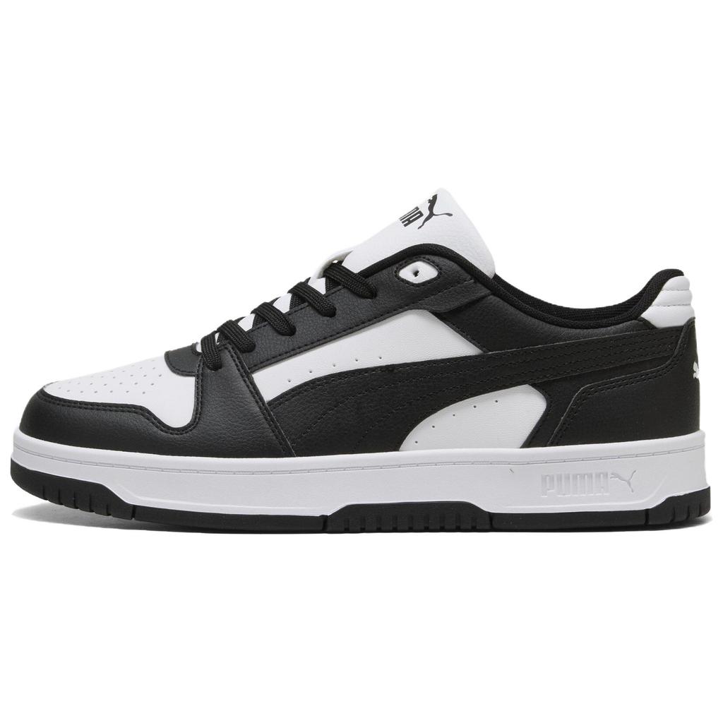 Puma Rebound Slam Panda Colorway Classic Versatile Style Unisex Sneakers Black 407169-01