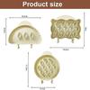 3Pcs Classic Mini Hand Pie Molds One Press Autumn Cottage Pie Set For Diy Baking, Dough Presser Pocket Pie Molds For Christmas