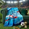 Football Strasbourg Crest Blanket Lightweight Ideal Bedding Blanket Perfect for Travel, Camping, Living Rooms, Offices, Sofas, Fan Christmas gift