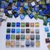 100/140PCS Crystal Grain Glitter Glass Mosaic Tiles Glass Mosaic Art Tiles  Coaster Making