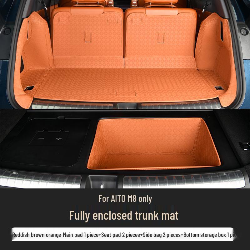 AITO M8 Trunk Mat - Full Coverage for 5/6-Seaters, Compatible with 25 Models
