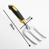 Black&Yellow Tree Hoe Spade Stainless Steel Potted Plant Shovel  Gardening Outdoor