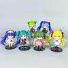 Hatsune Miku Pvc Figurine Collection Set With Assembly For Anime Enthusiasts And Display
