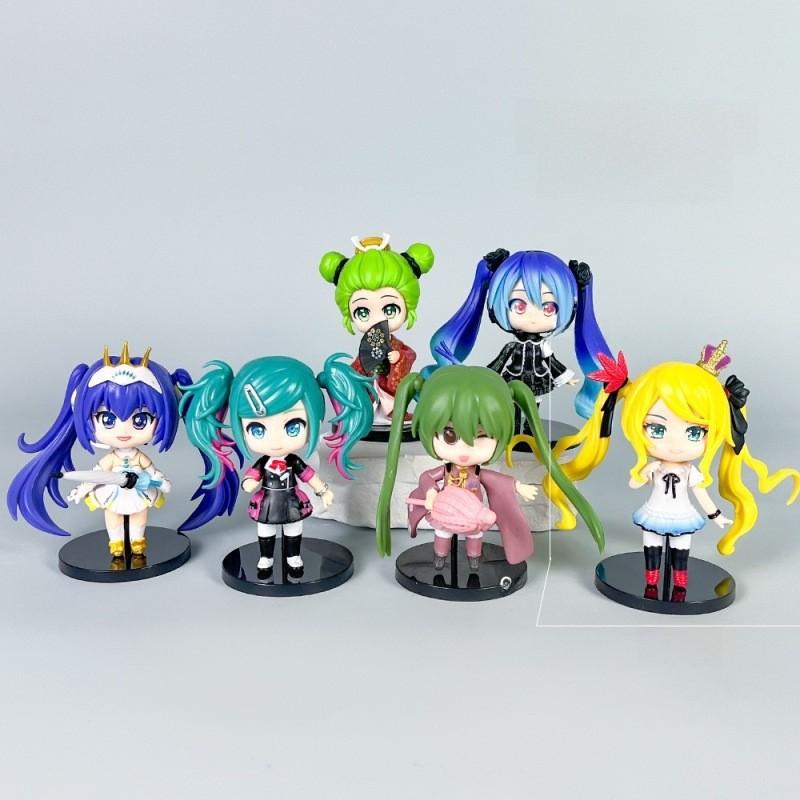 Hatsune Miku Pvc Figurine Collection Set With Assembly For Anime Enthusiasts And Display