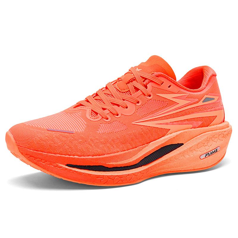 

2025 new red rabbit running shoes, men s and women s flying carbon board shock absorption running sports shoes, flying power casual body test shoes li 44