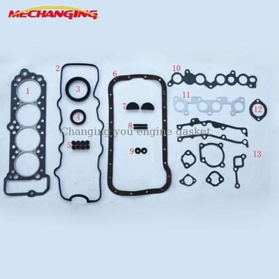 E5 D5 E5E3 E3 B53 Pro MAZDA 323 1.3/1.5 Sady pro generální opravu motoru Díly motoru Kompletní sada Sada těsnění motoru E580-99-100