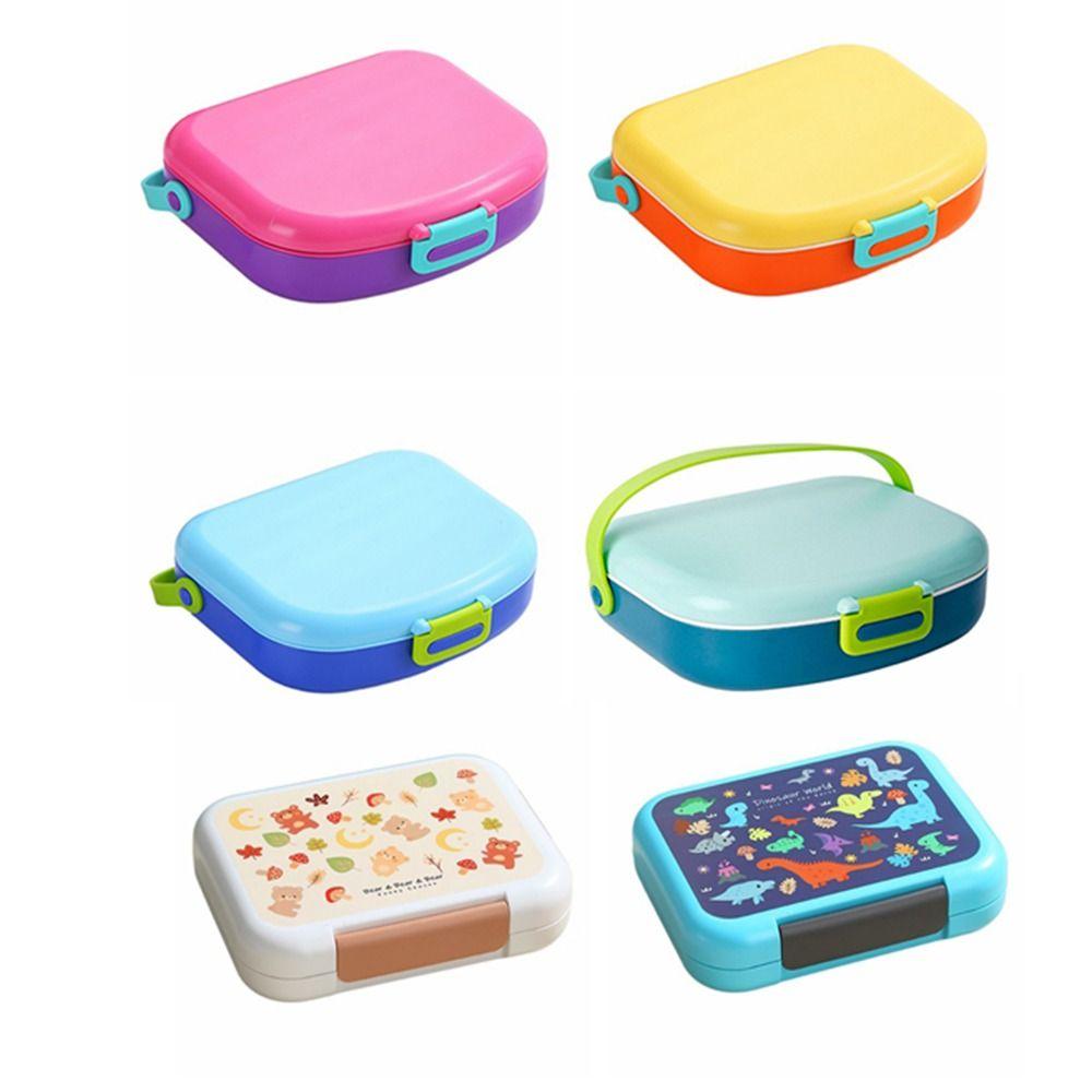 900/1300ML Divides Lunch Box Reusable Lunch Container Portable Outdoor Picnic Box Tableware